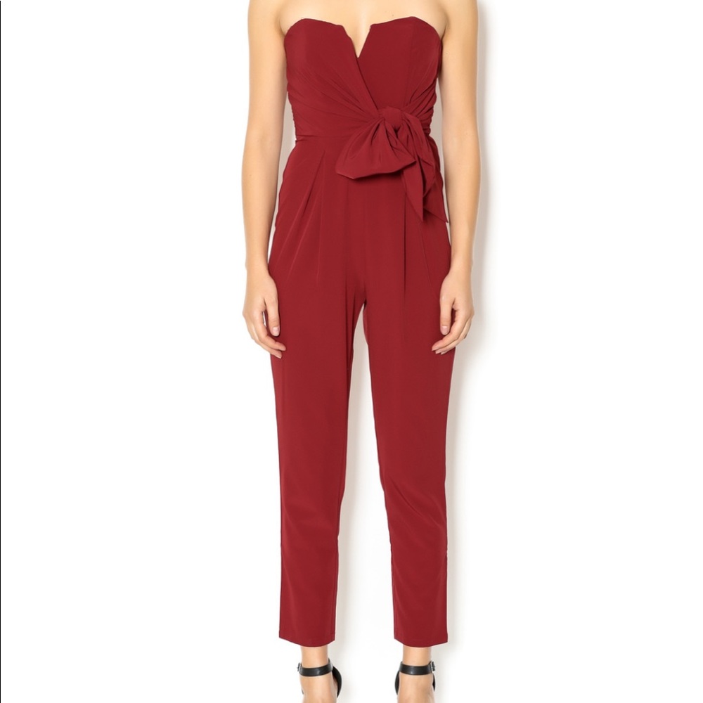 Sweetheart neck jumpsuit